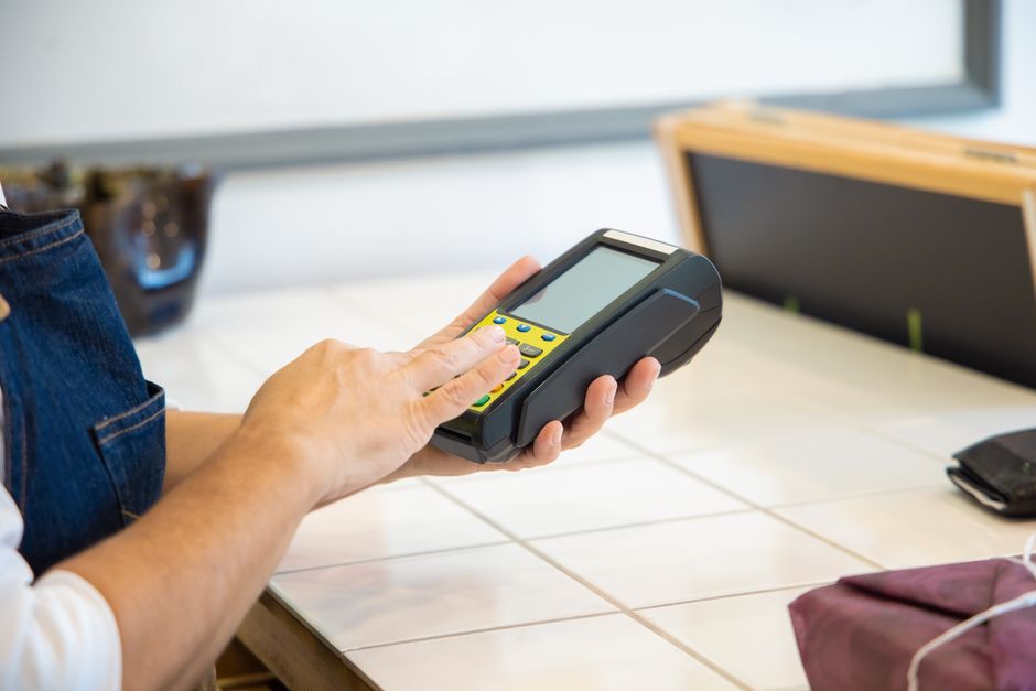 refurbished POS hardware checkout lane retail terminal