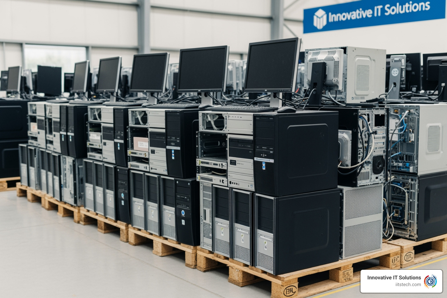 computer asset disposal decommissioned office hardware